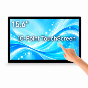 15.6-inch flat capacitive touch display for slot machine cabinets
