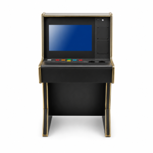 22-Inch Gold Trim Single Landscape Screen Slot Machine Cabinet (Customized)