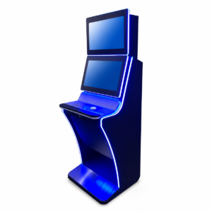 23.8-Inch Compact Dual Landscape Screen Blue LED Slot Machine Cabinet (Customized)