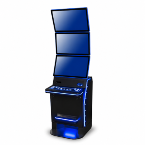 27 Inch Triple Screen Blue LED Slot Machine Cabinet (Customized)