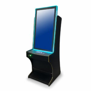 43 Inch Turquoise Edge Portrait custom slot machine cabinet concept product image