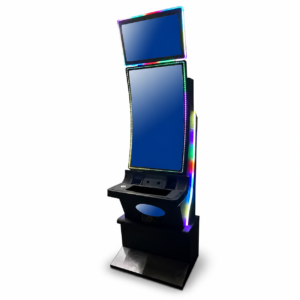 43 Inch RGB Curved Dual Screen custom slot machine cabinet concept product image