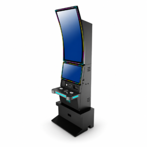 43-inch curved portrait and 23.8-inch landscape dual-screen custom slot machine cabinet