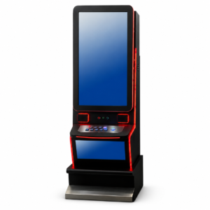 43-inch red LED portrait custom slot machine cabinet
