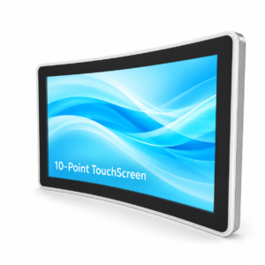 27 Inch LED Lighted Curved Capacitive Touch Display with Acrylic Front Panel
