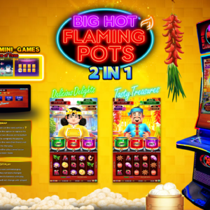 Big Hot Flaming Pots portrait slot machine game mainboard product image, GB-005