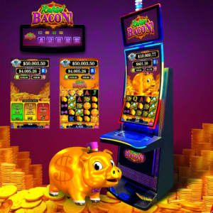 Rakin' Bacon portrait slot machine game mainboard product image, GB-055
