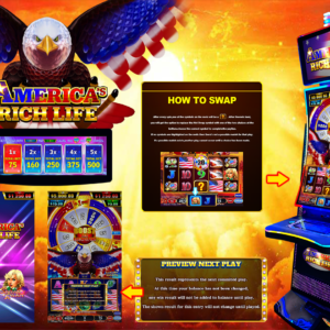 America's Rich Life portrait game mainboard product image, GB-069