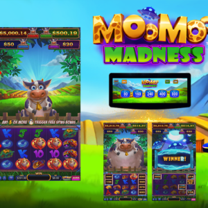 Moo Moo Madness portrait slot machine game mainboard product image, GB-090