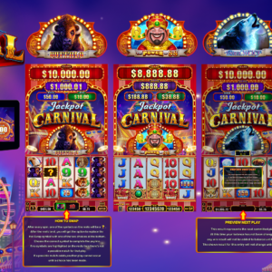 Jackpot Carnival 3in1 portrait game mainboard product image, GB-092