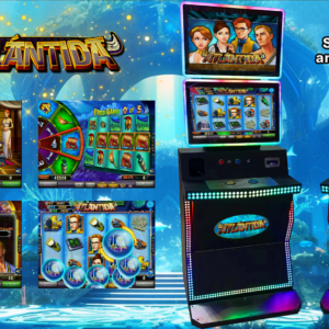 Atlantida dual-screen slot machine game mainboard product image, GB-139