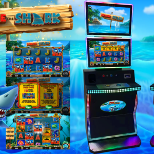 Beware the Shark dual-screen slot machine game mainboard product image, GB-143
