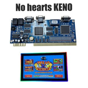 Keno No Hearts single-screen landscape game mainboard and game screen